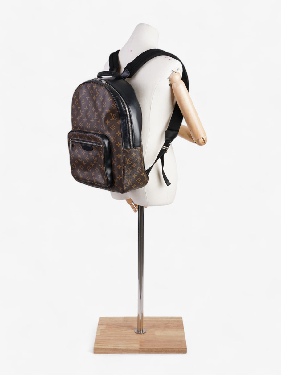 Louis Vuitton Josh Backpack Monogram / Black Coated Canvas Image 2