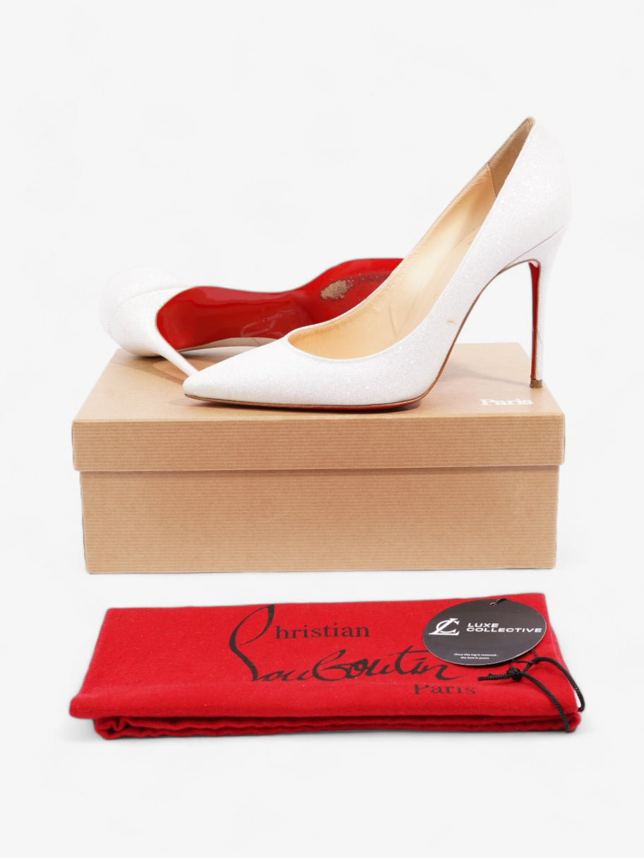 Christian Louboutin Decollete 100mm Glacier Glitter EU 39 UK 6 Image 10