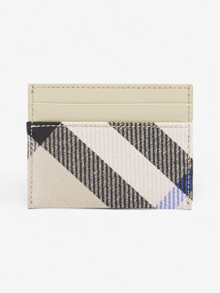 Burberry Check Card Case Lichen Polyester Image 1