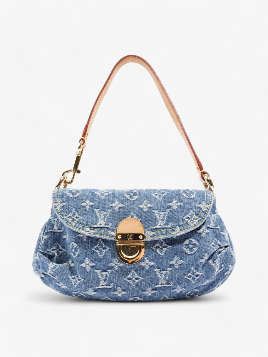 Louis Vuitton Pleaty Blue Denim Image 1