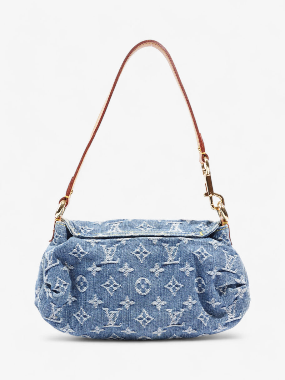 Louis Vuitton Pleaty Blue Denim Image 4