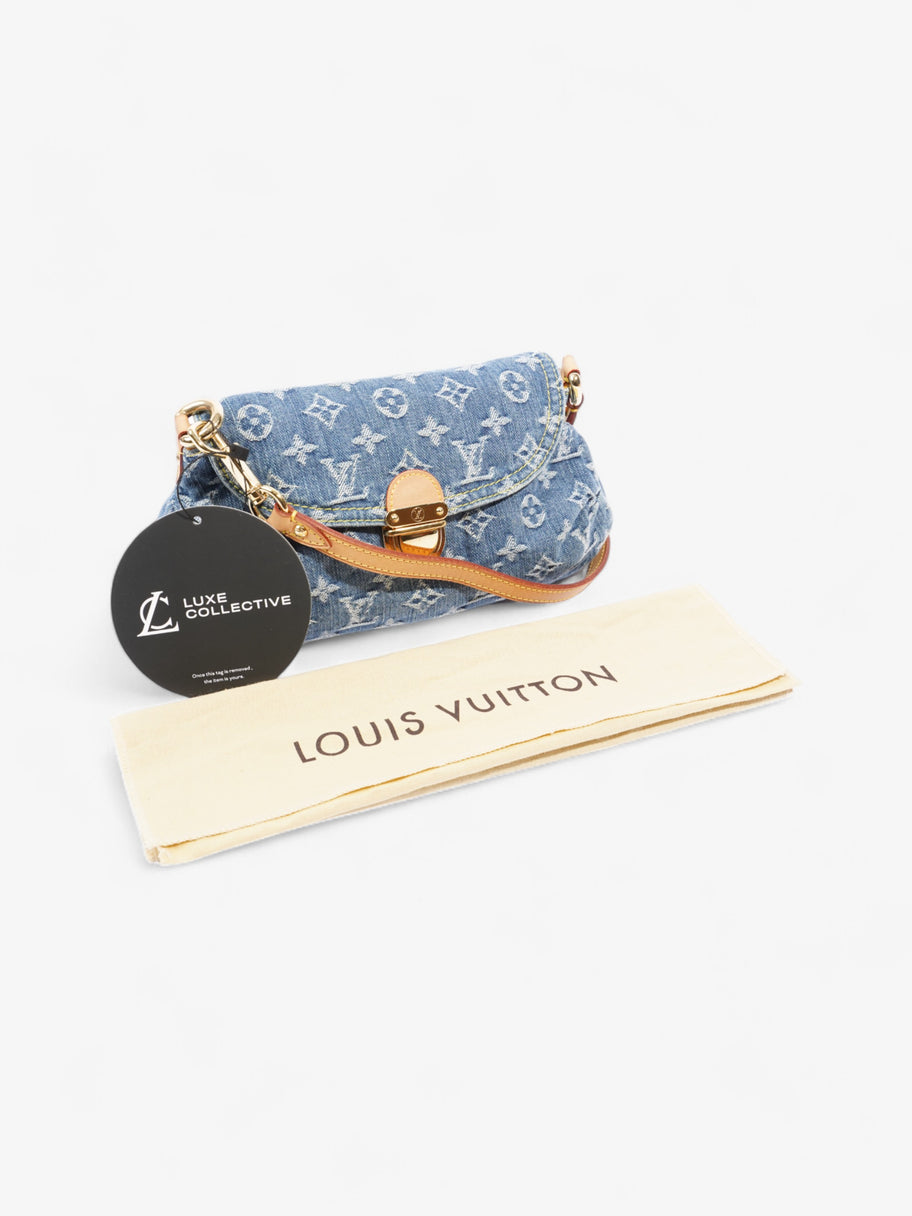 Louis Vuitton Pleaty Blue Denim Image 10