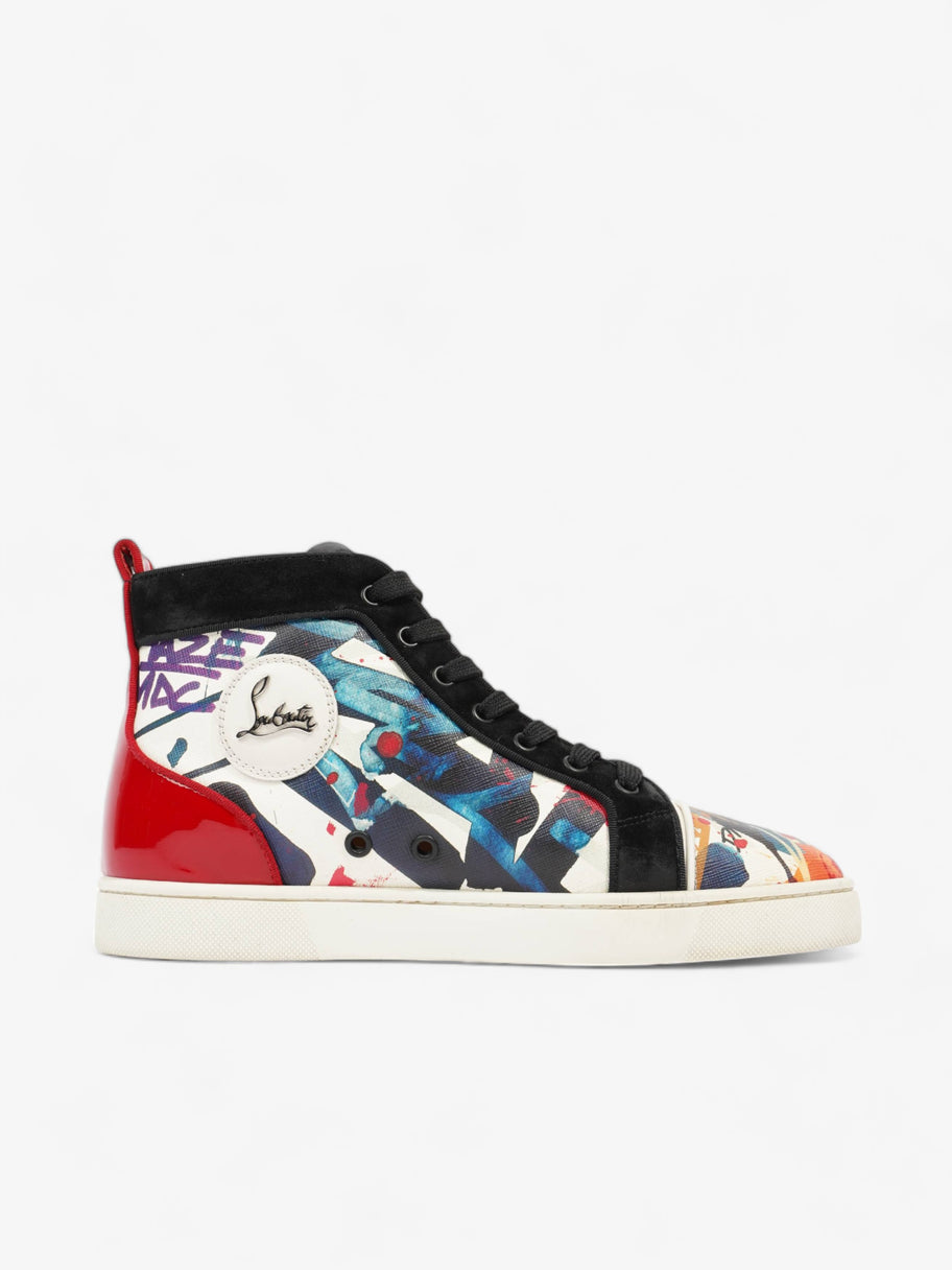 Louis Flat High-top Multicolour / White / Red Leather EU 39.5 UK 6.5 Image 4