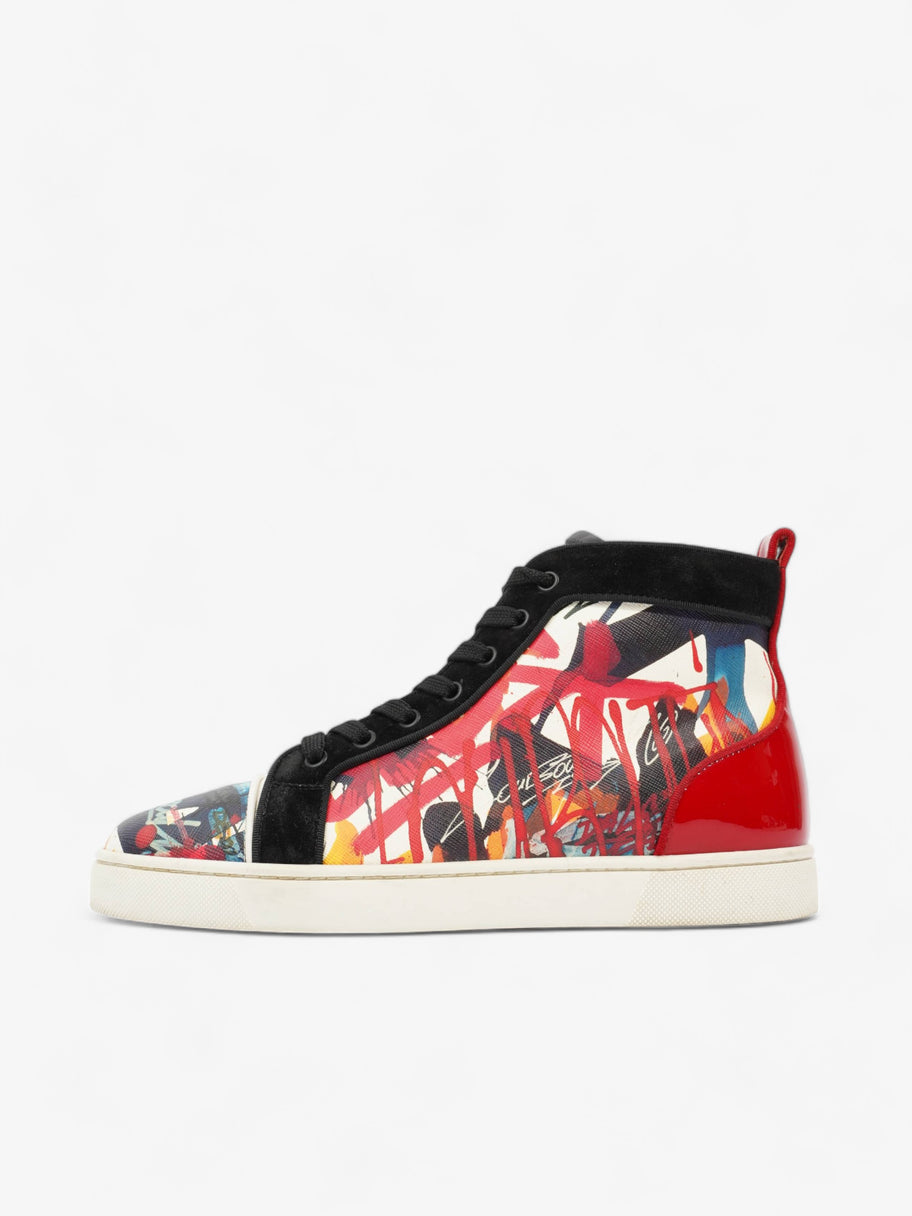 Louis Flat High-top Multicolour / White / Red Leather EU 39.5 UK 6.5 Image 5