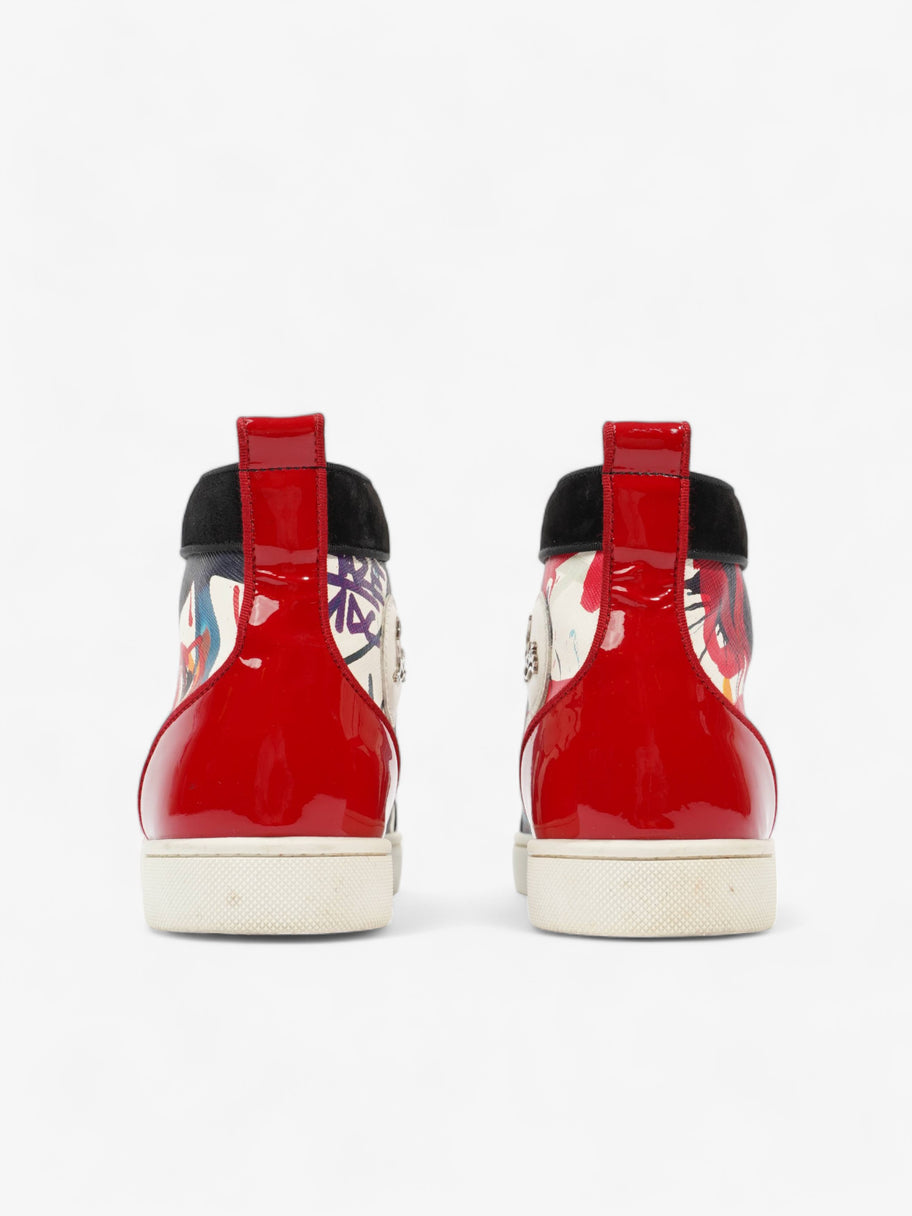 Louis Flat High-top Multicolour / White / Red Leather EU 39.5 UK 6.5 Image 6