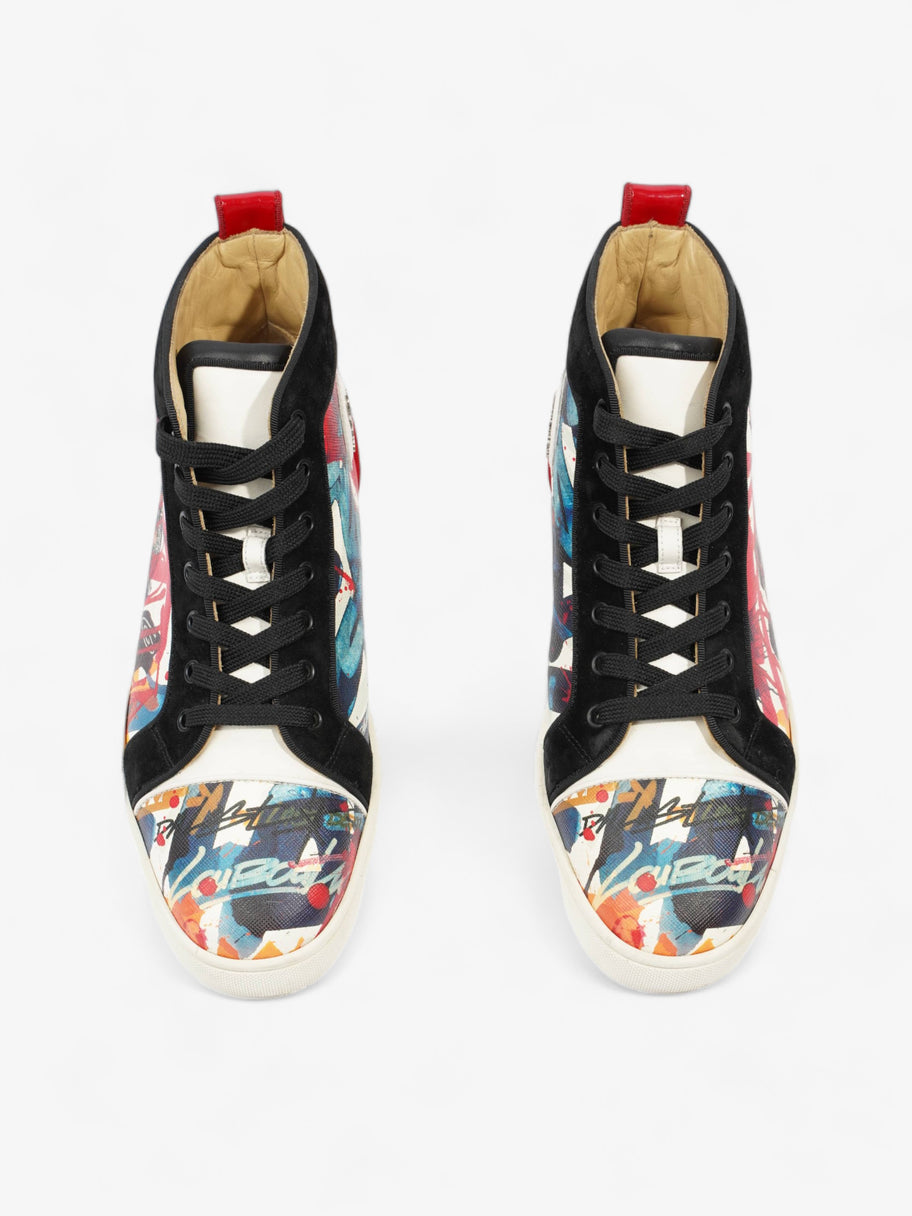 Louis Flat High-top Multicolour / White / Red Leather EU 39.5 UK 6.5 Image 8