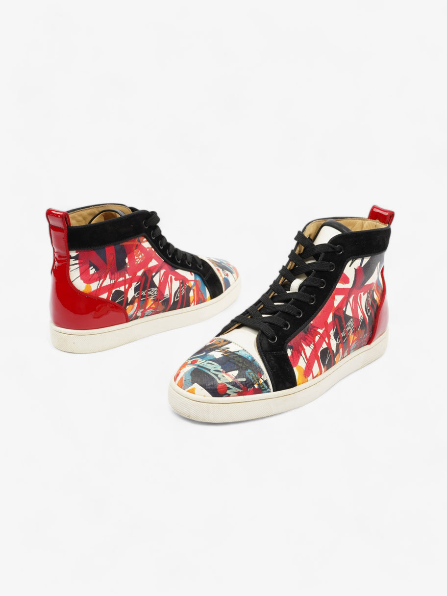 Louis Flat High-top Multicolour / White / Red Leather EU 39.5 UK 6.5 Image 9