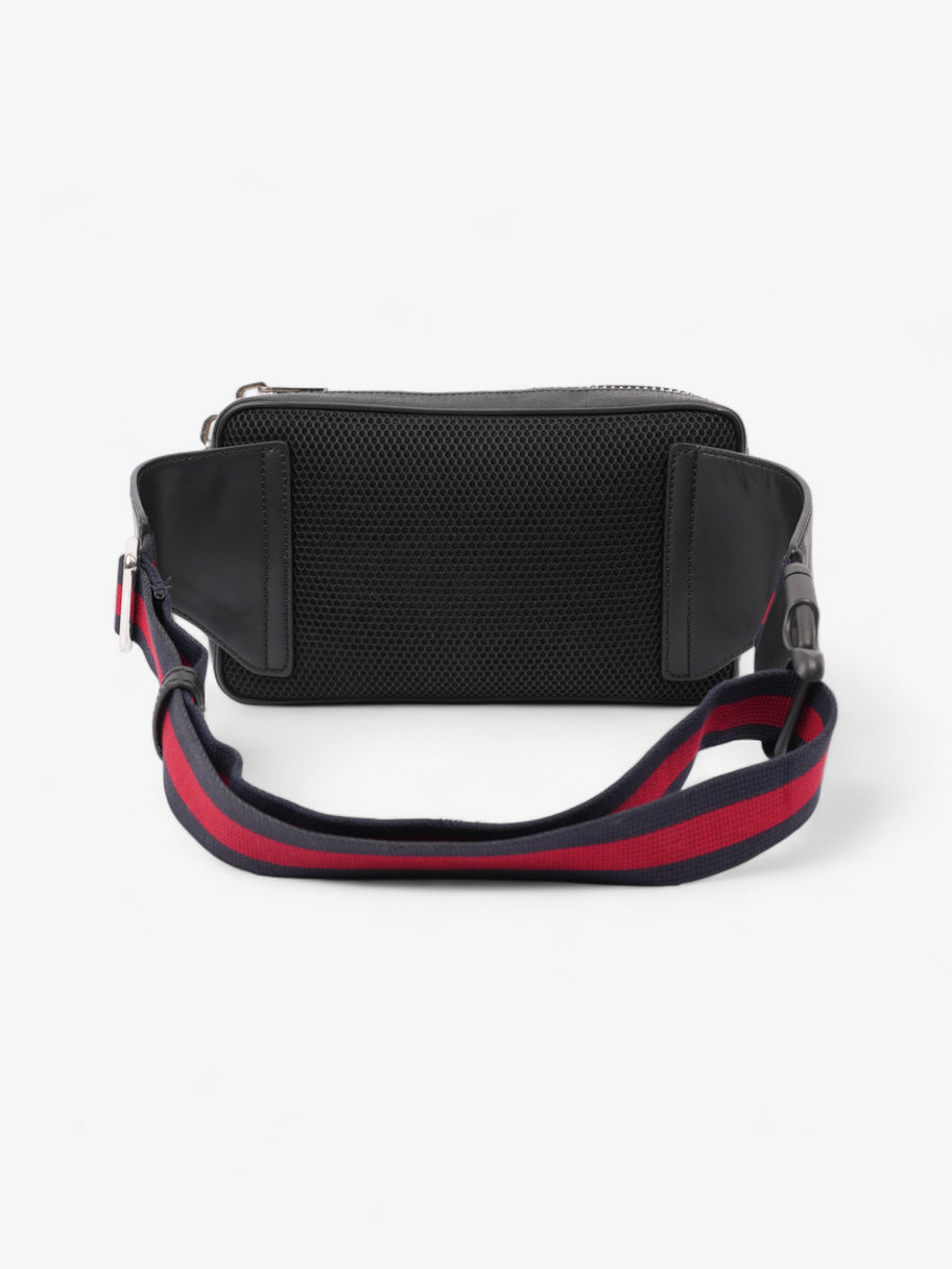 Gucci Web Belt Bag GG Supreme / Red / Blue Coated Canvas Image 4