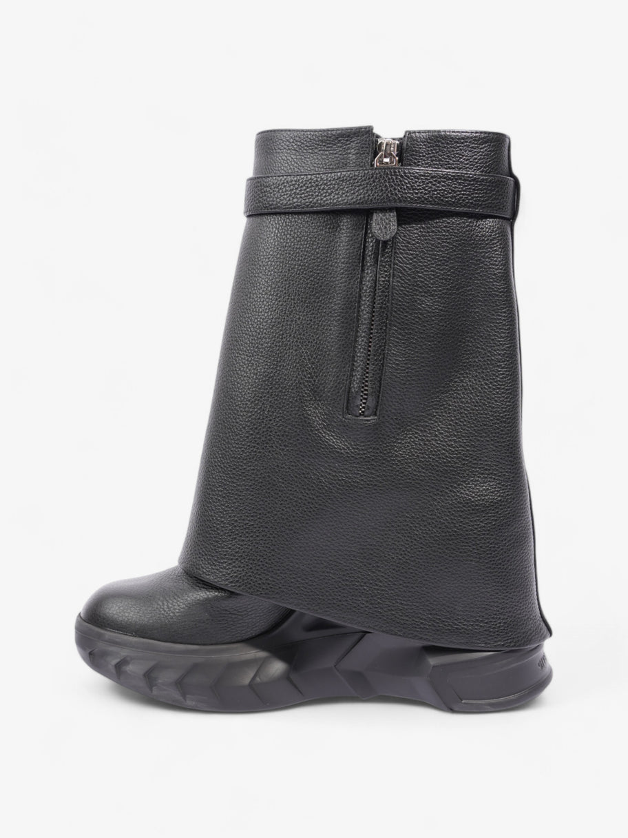 Givenchy Shark Lock Biker Boot Black Leather EU 40 UK 7 Image 3