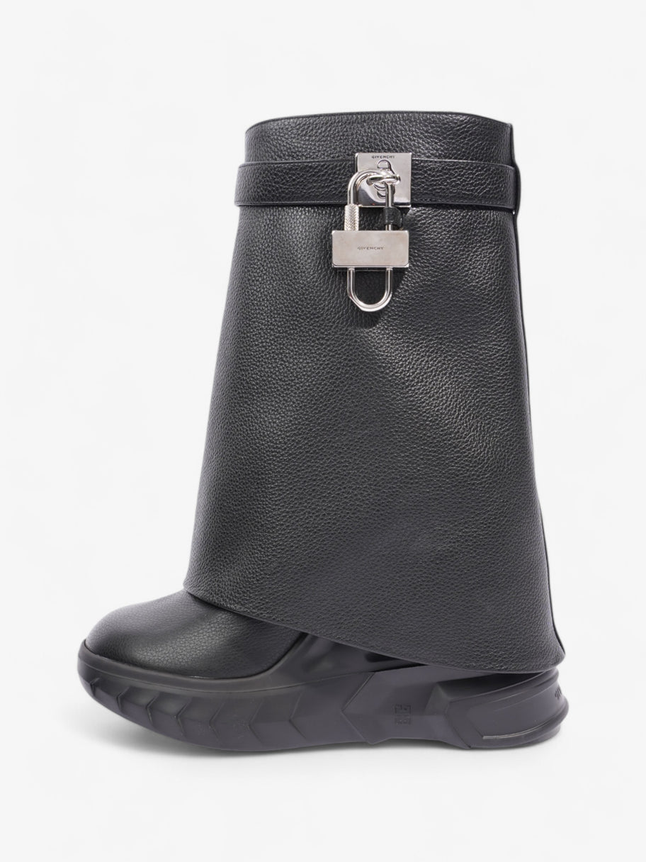 Givenchy Shark Lock Biker Boot Black Leather EU 40 UK 7 Image 5