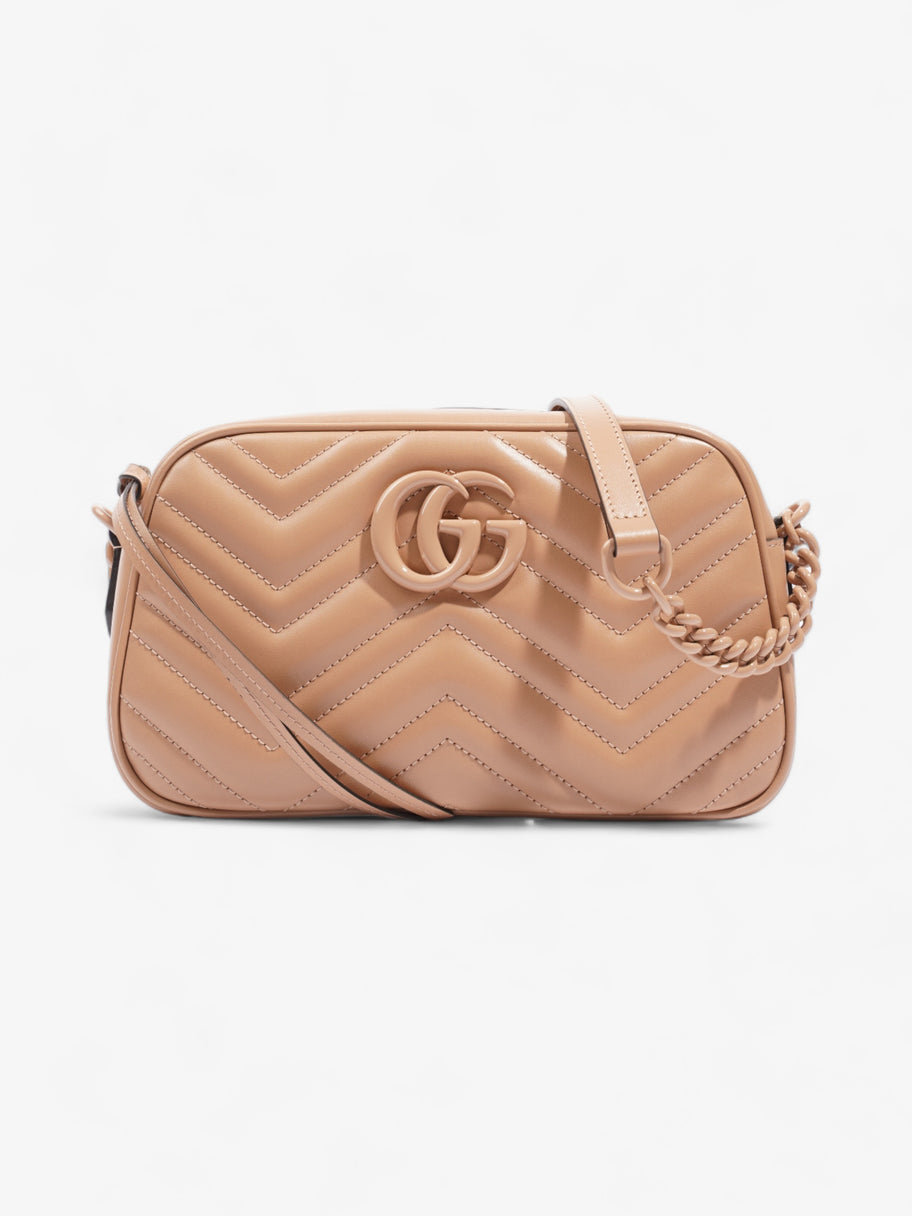 Gucci GG Marmont Beige Matelasse Leather Small Image 1