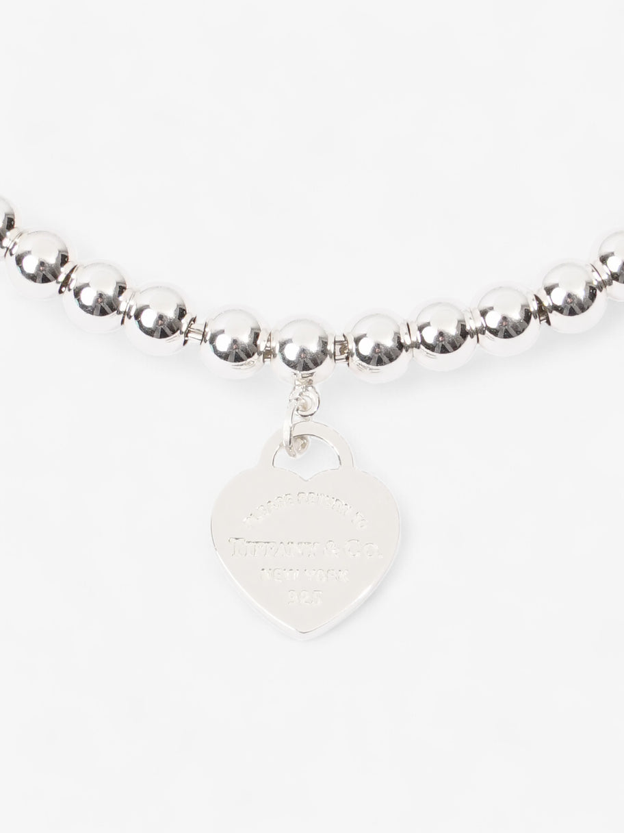 Tiffany and Co Tiffany heart bead bracelet. Silver Image 2