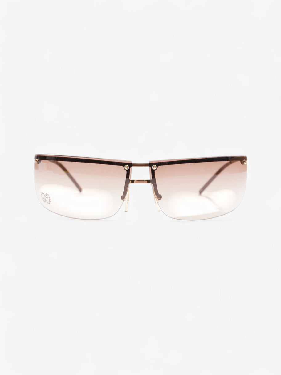 Gucci GG Diamante Sunglasses Brown Acetate Image 1