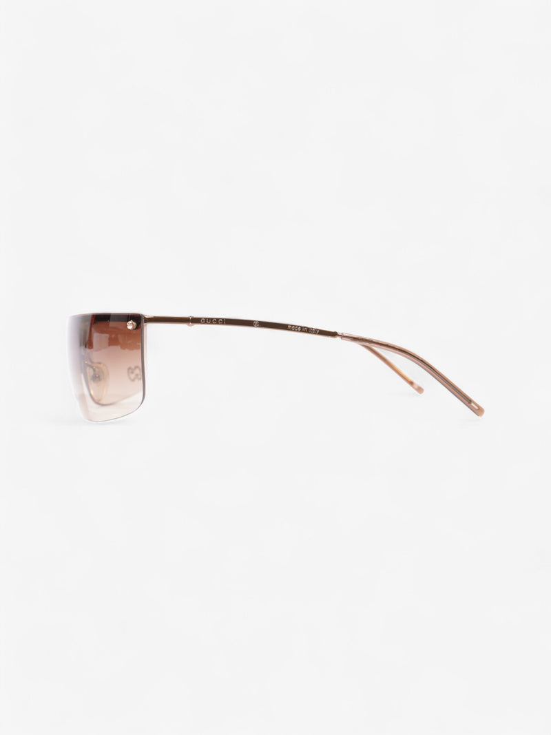  Gucci GG Diamante Sunglasses Brown Acetate