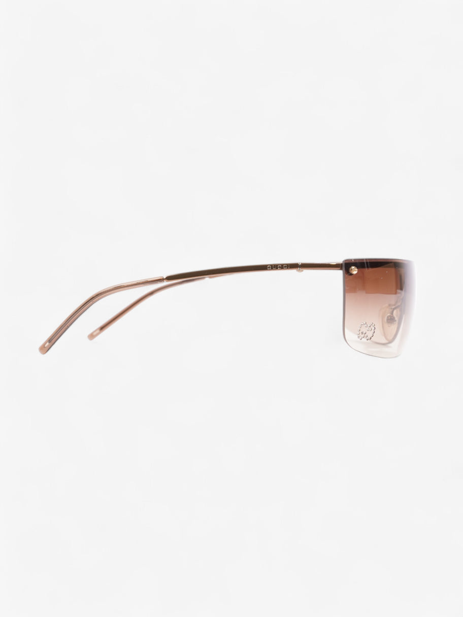 Gucci GG Diamante Sunglasses Brown Acetate Image 4