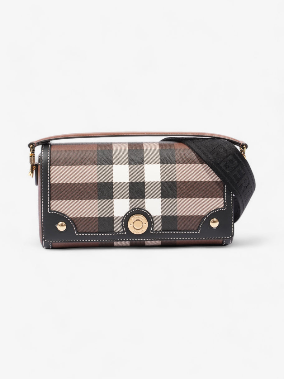 Burberry Elongated Note Dark Birch Brown Canvas Image 1