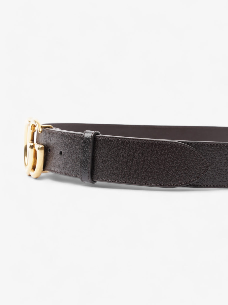 Gucci Reversible Double G Buckle Belt Black/Brown / Gold Leather 100cm 40