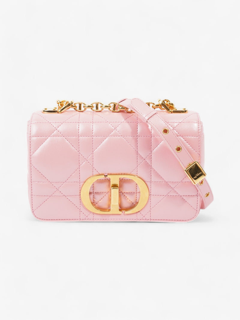  Christian Dior Caro Pink Lambskin Leather Small