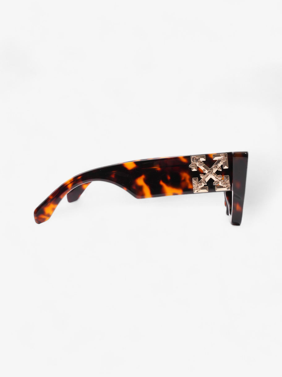 Off White Catalina Sunglasses Havana Brown Acetate 145mm Image 4