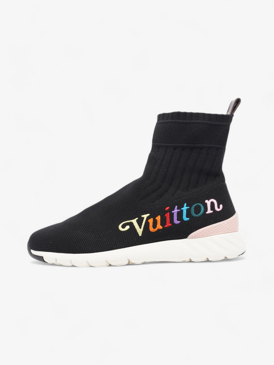 Louis Vuitton Logo Sock Runner Black / Multicolour / Pink Cotton EU 37 UK 4 Image 5