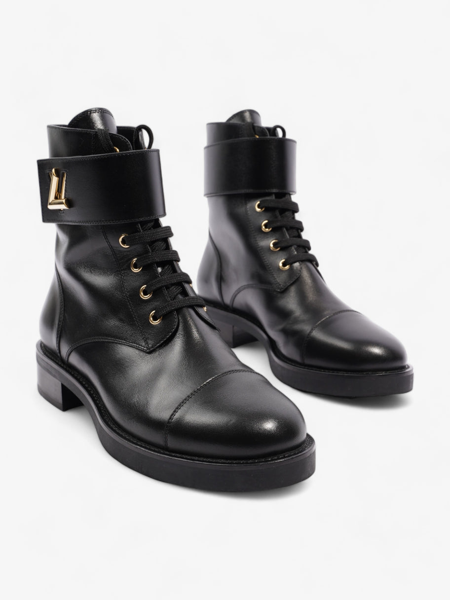 Wonderland Lace Up Boots Black Leather UK 40.5 UK 7.5 Image 2