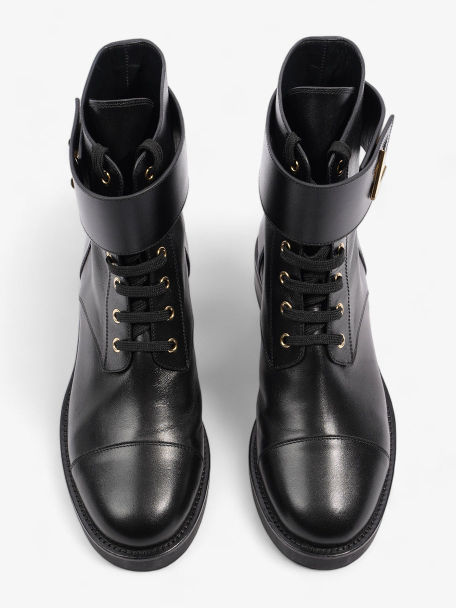 Wonderland Lace Up Boots Black Leather UK 40.5 UK 7.5 Image 8