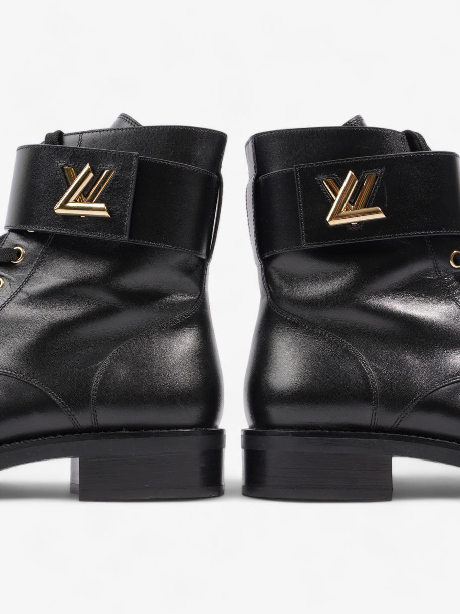 Wonderland Lace Up Boots Black Leather UK 40.5 UK 7.5 Image 9