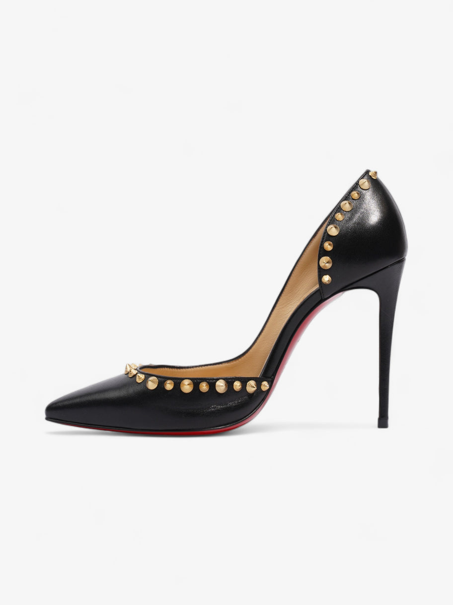 Christian Louboutin Irishell 100mm Black / Gold Nappa Leather EU 37.5 UK 4.5 Image 3