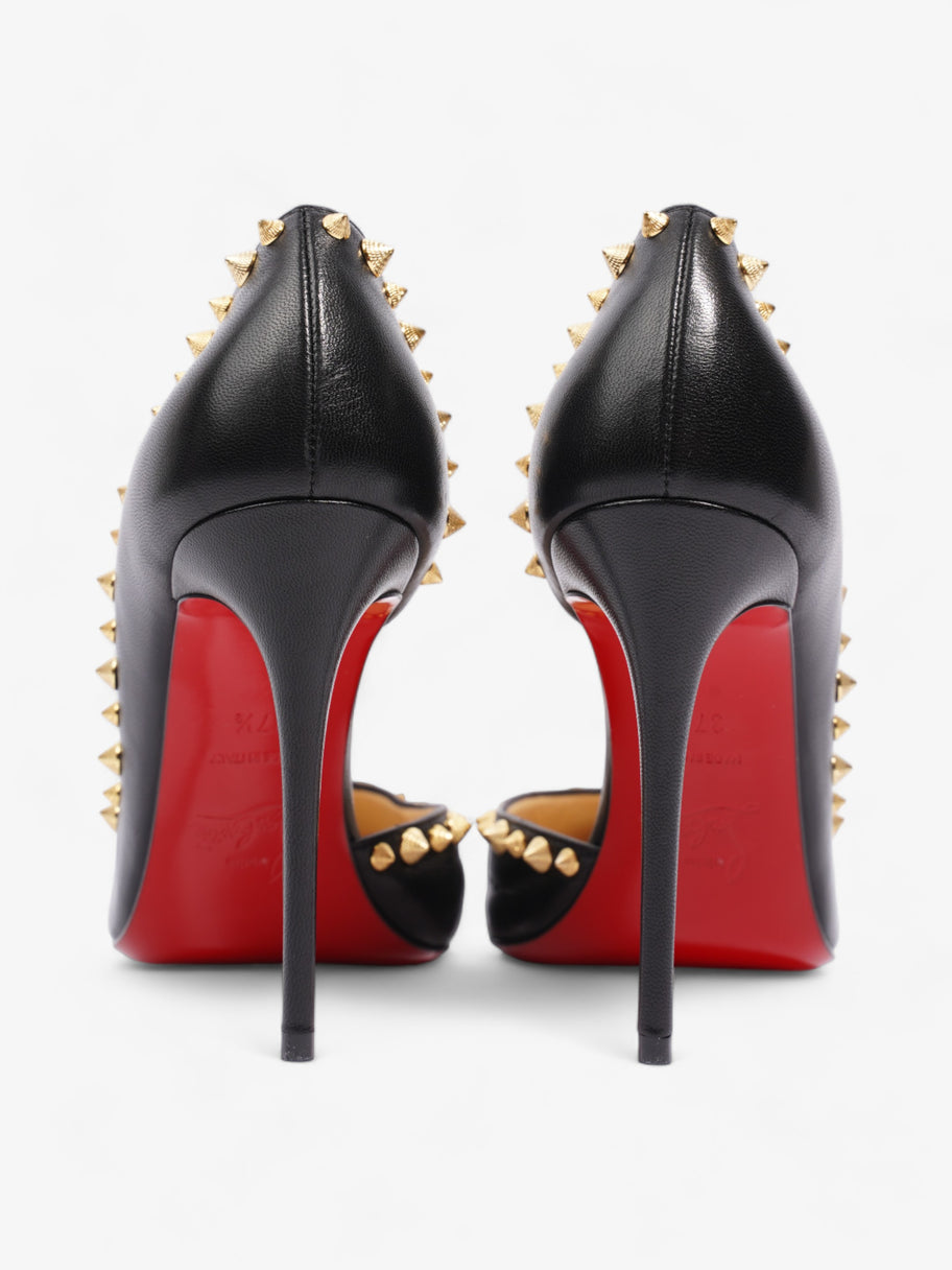 Christian Louboutin Irishell 100mm Black / Gold Nappa Leather EU 37.5 UK 4.5 Image 6