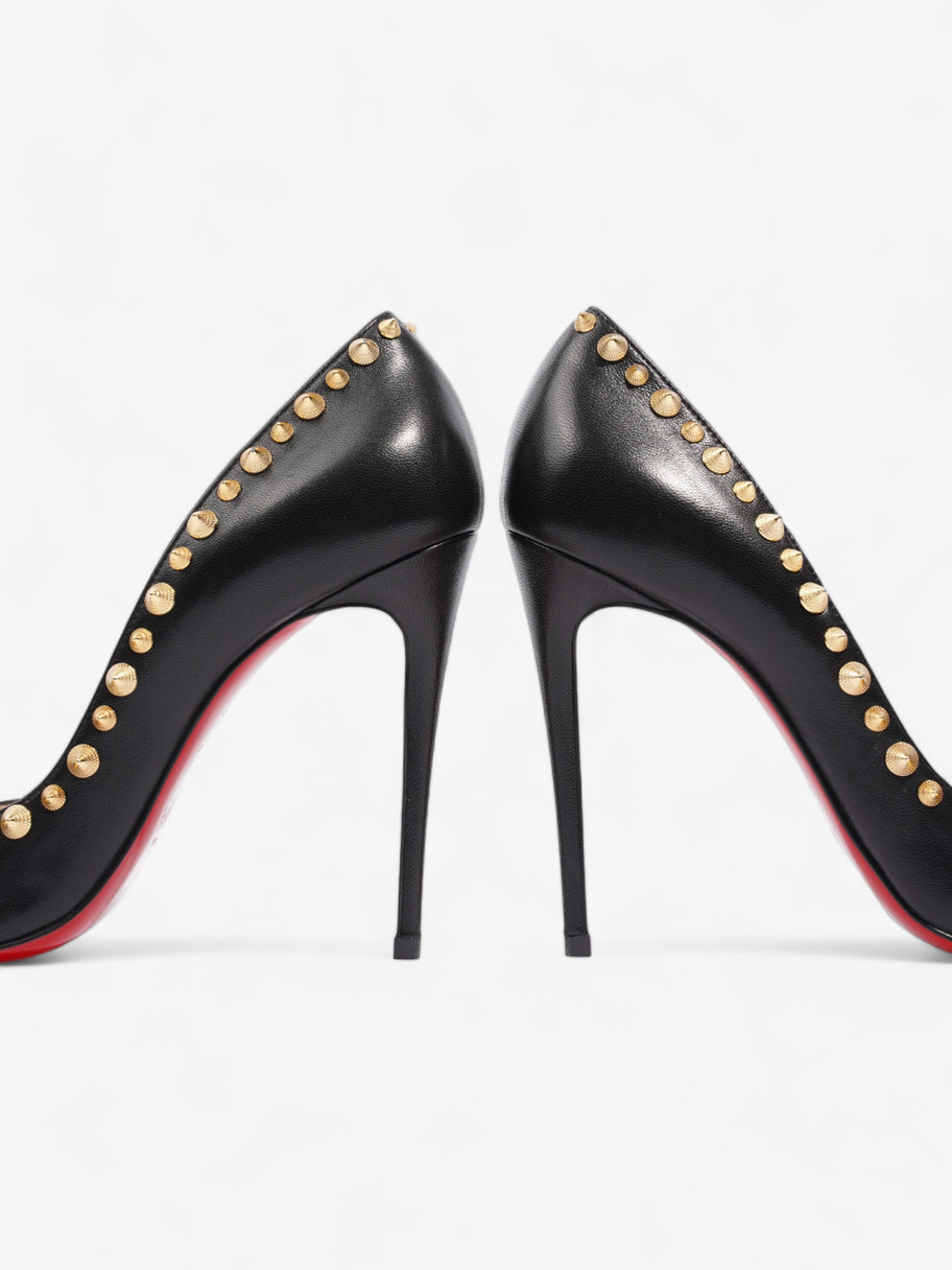 Christian Louboutin Irishell 100mm Black / Gold Nappa Leather EU 37.5 UK 4.5 Image 9