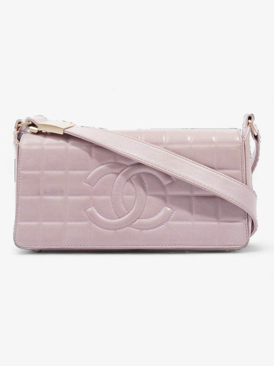 Chanel Choco Bar Shoulder Bag Pink Lambskin Leather Image 1