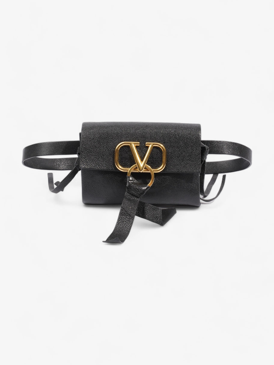 VRING Crossbody Bag Black Leather Image 1