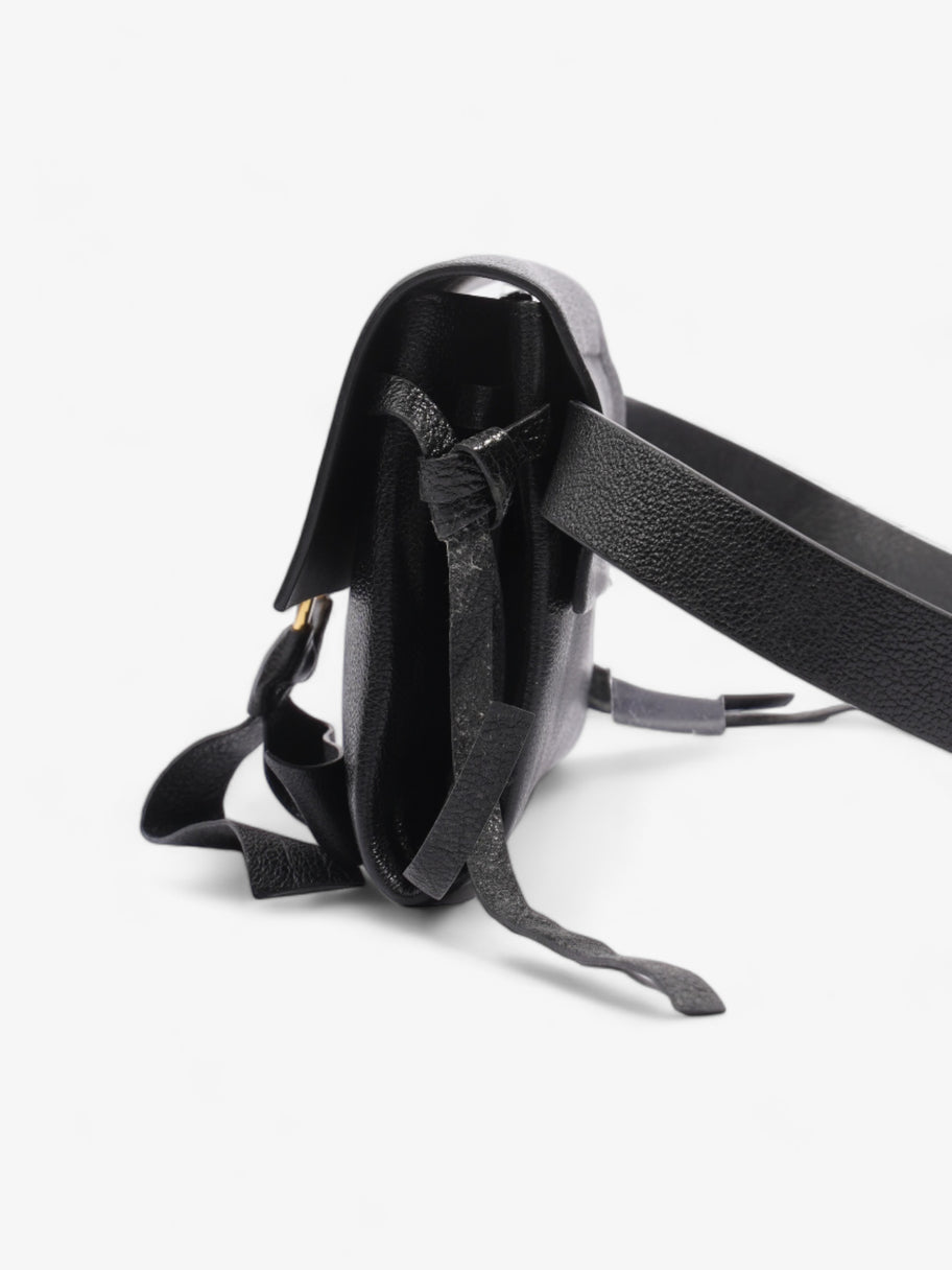 VRING Crossbody Bag Black Leather Image 3