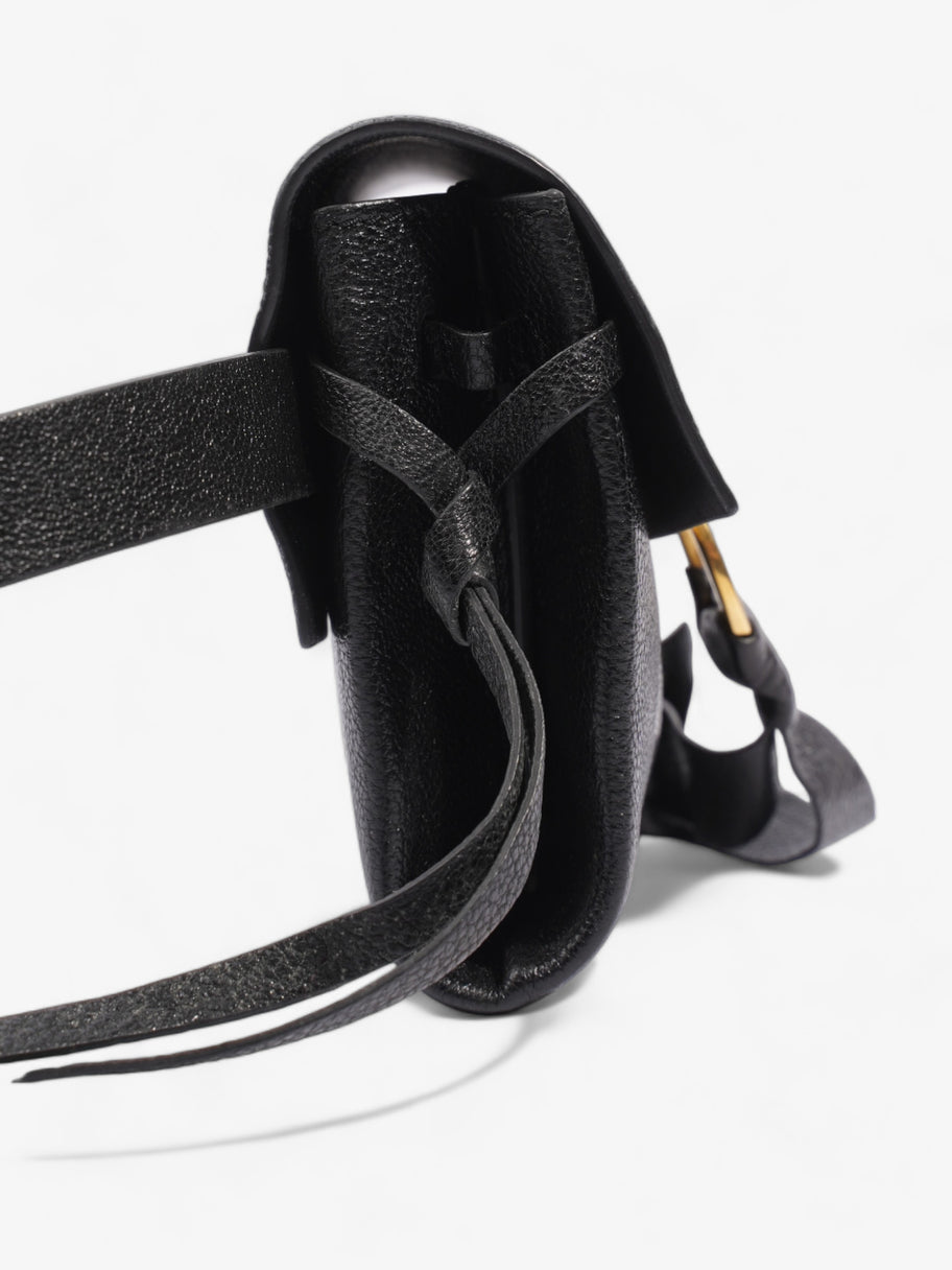 VRING Crossbody Bag Black Leather Image 5
