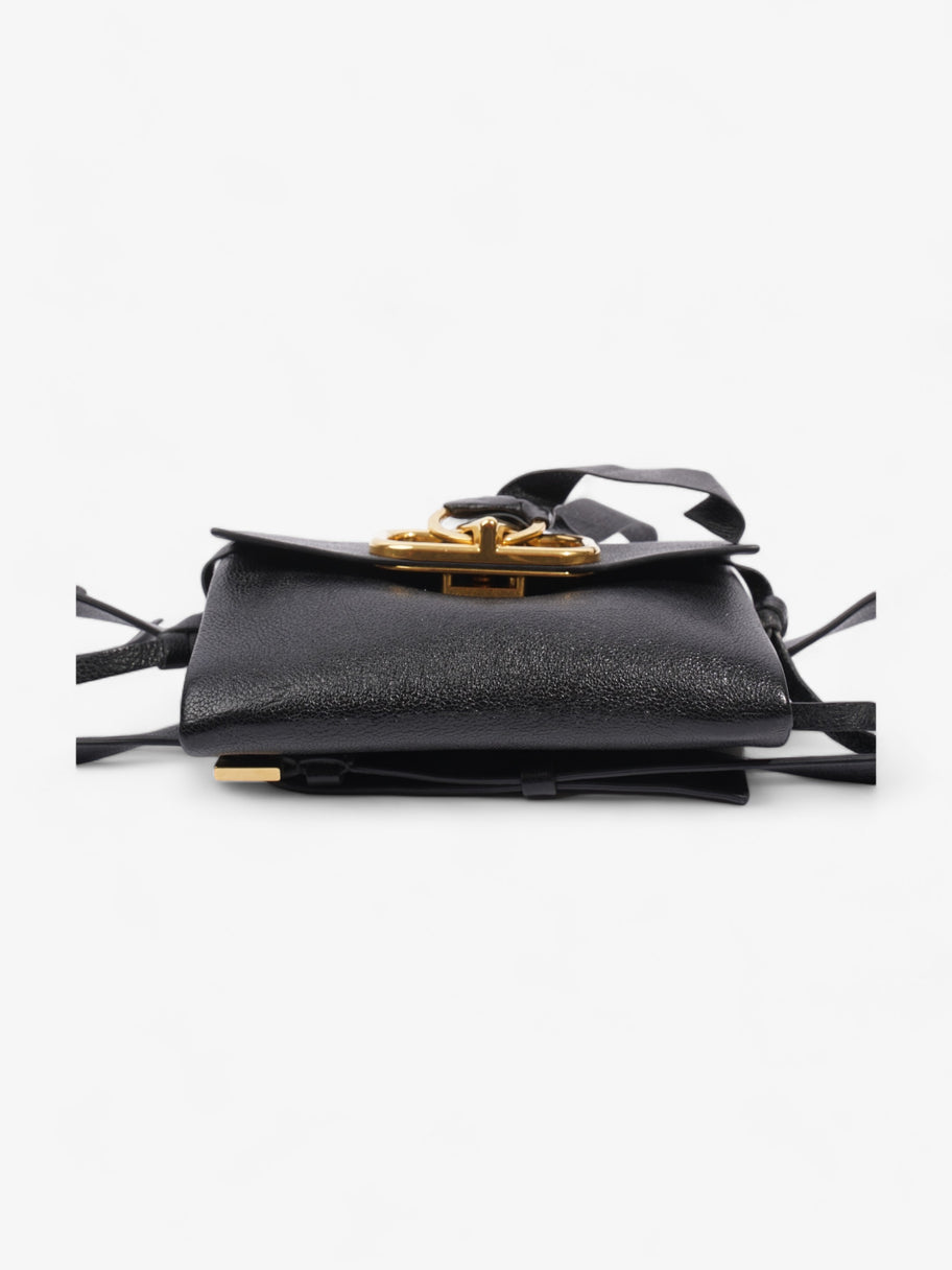 VRING Crossbody Bag Black Leather Image 6