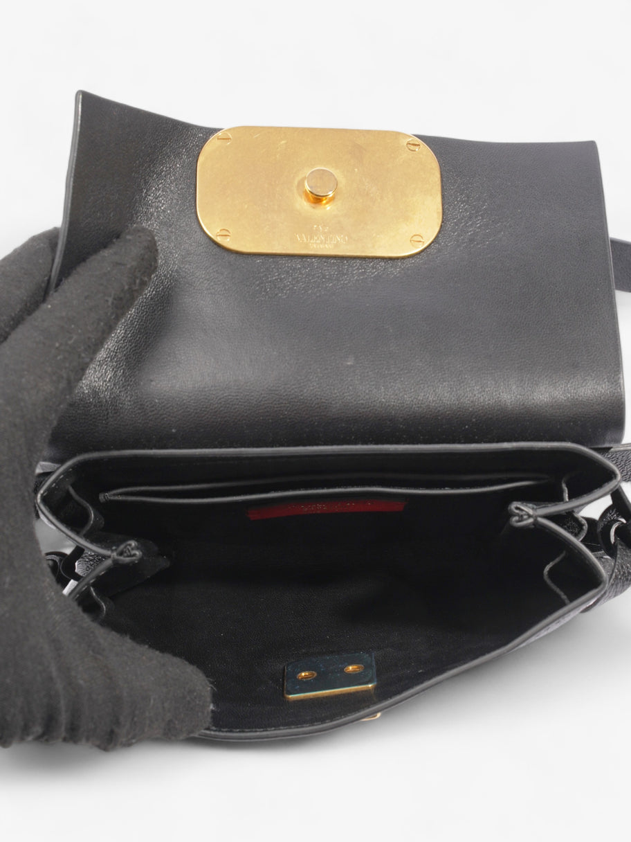 VRING Crossbody Bag Black Leather Image 7