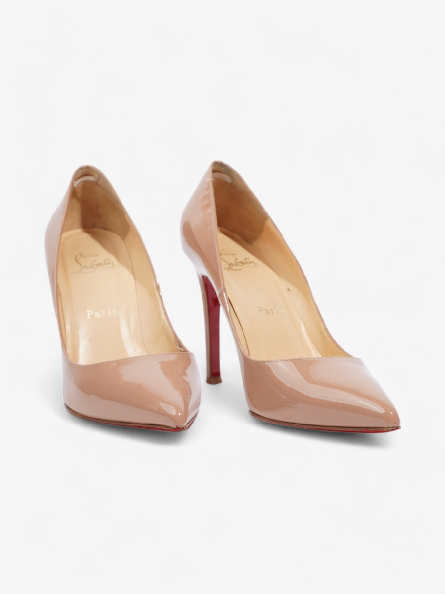 Christian Louboutin Pigalle 100 Nude Patent Leather EU 37.5 UK 4.5 Image 2