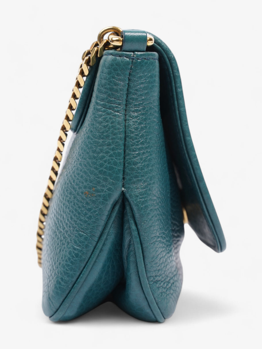 Gucci 1973 Crossbody Teal Leather Image 5