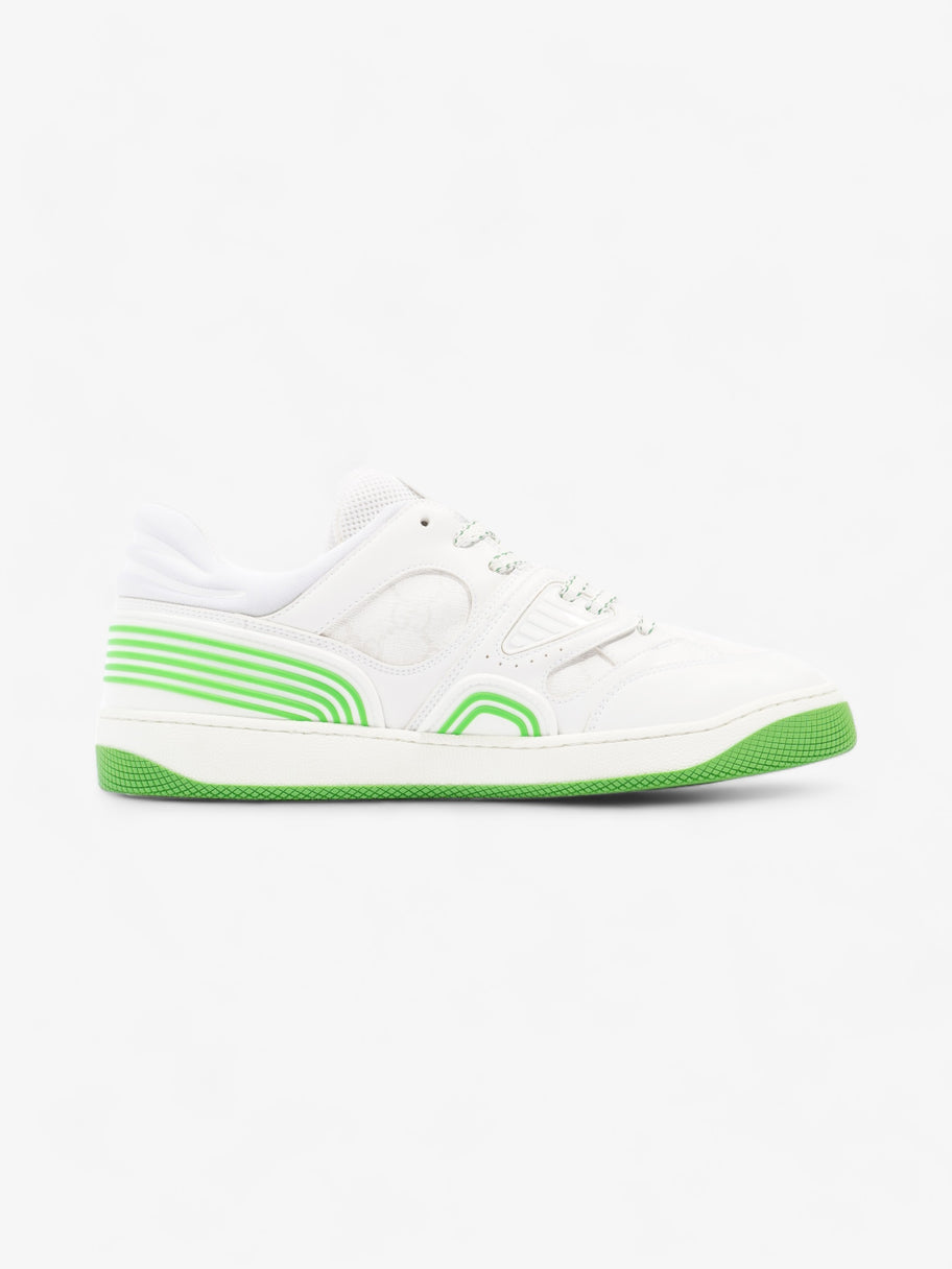 Gucci Demetra Basket Low Top White / Green Polyurethane EU 39.5 UK 6.5 Image 4