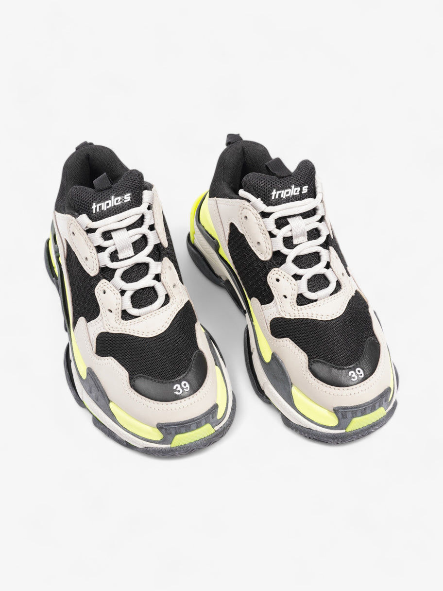 Balenciaga Triple S Black / Beige / Yellow Mesh EU 39 UK 5 Image 8