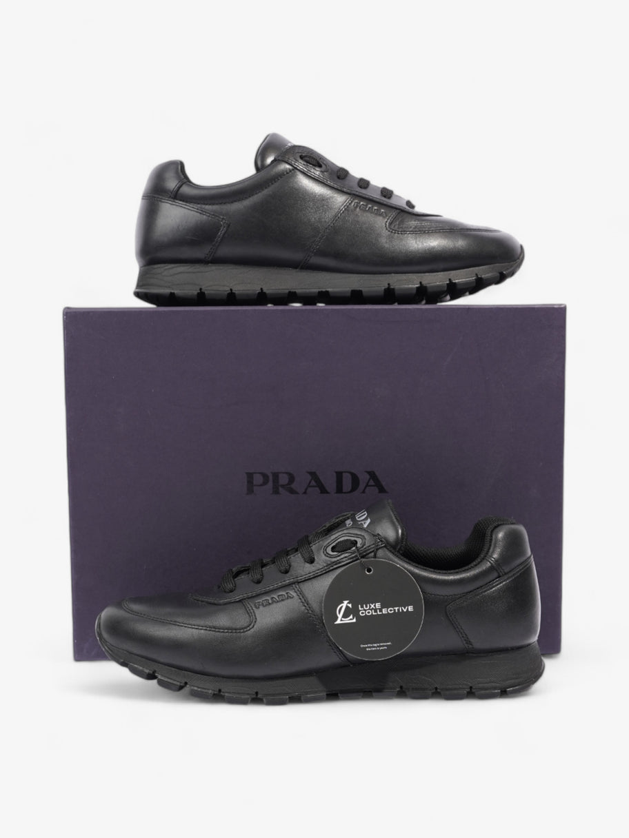 Prada Runners Black Leather EU 41 UK 7 Luxe Collective