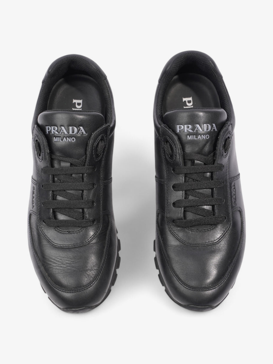 Prada Runners Black Leather EU 41 UK 7 Luxe Collective