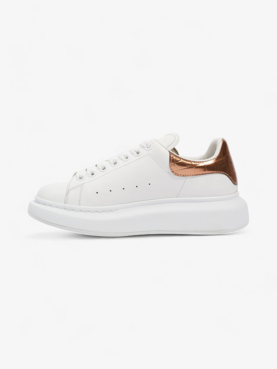 Alexander McQueen Oversized Sneakers White / Rose Gold Leather EU 38 UK 5 Image 3