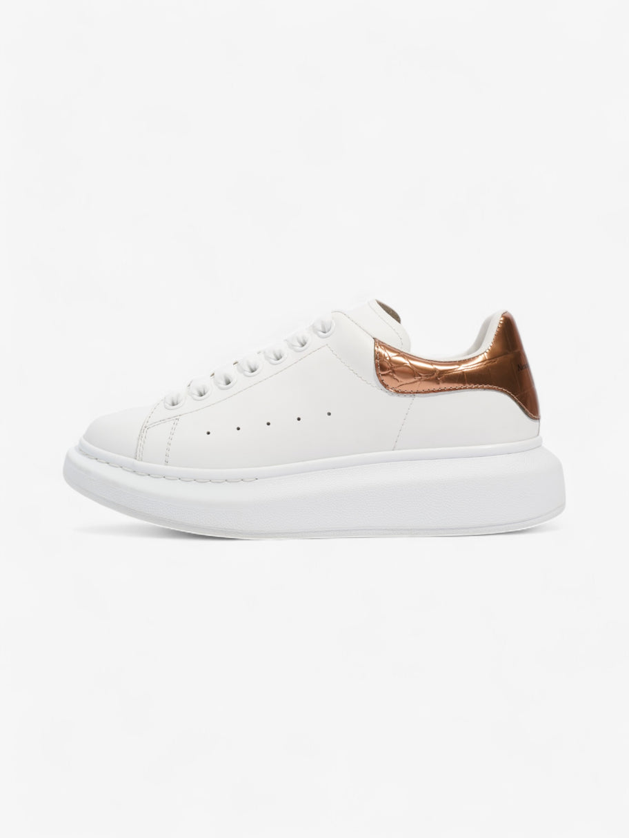 Alexander McQueen Oversized Sneakers White / Rose Gold Leather EU 38 UK 5 Image 5