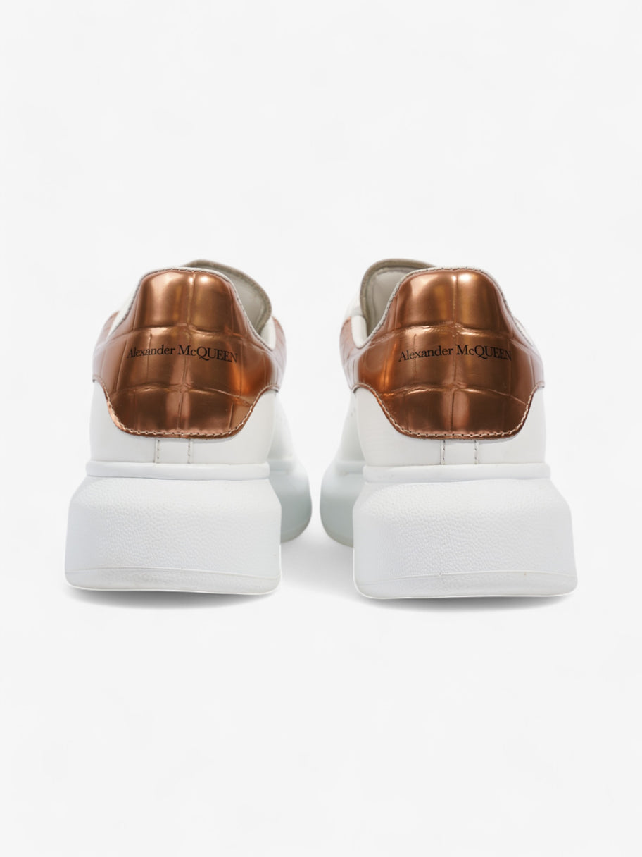 Alexander McQueen Oversized Sneakers White / Rose Gold Leather EU 38 UK 5 Image 6