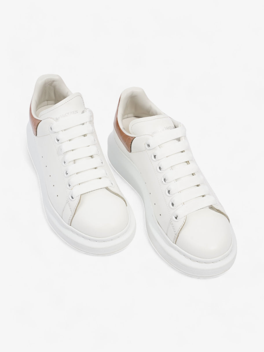 Alexander McQueen Oversized Sneakers White / Rose Gold Leather EU 38 UK 5 Image 8