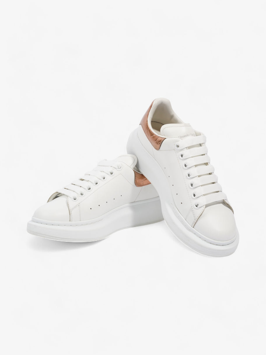 Alexander McQueen Oversized Sneakers White / Rose Gold Leather EU 38 UK 5 Image 9