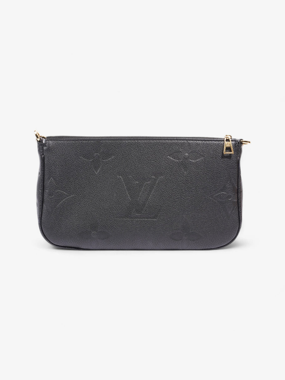 Louis Vuitton Multi Pochette Accessoires Bag Black Empreinte Leather Mini Image 4