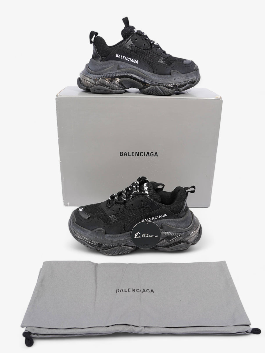 Triple S Black Clear Sole Mesh EU 36 UK 3 Image 10