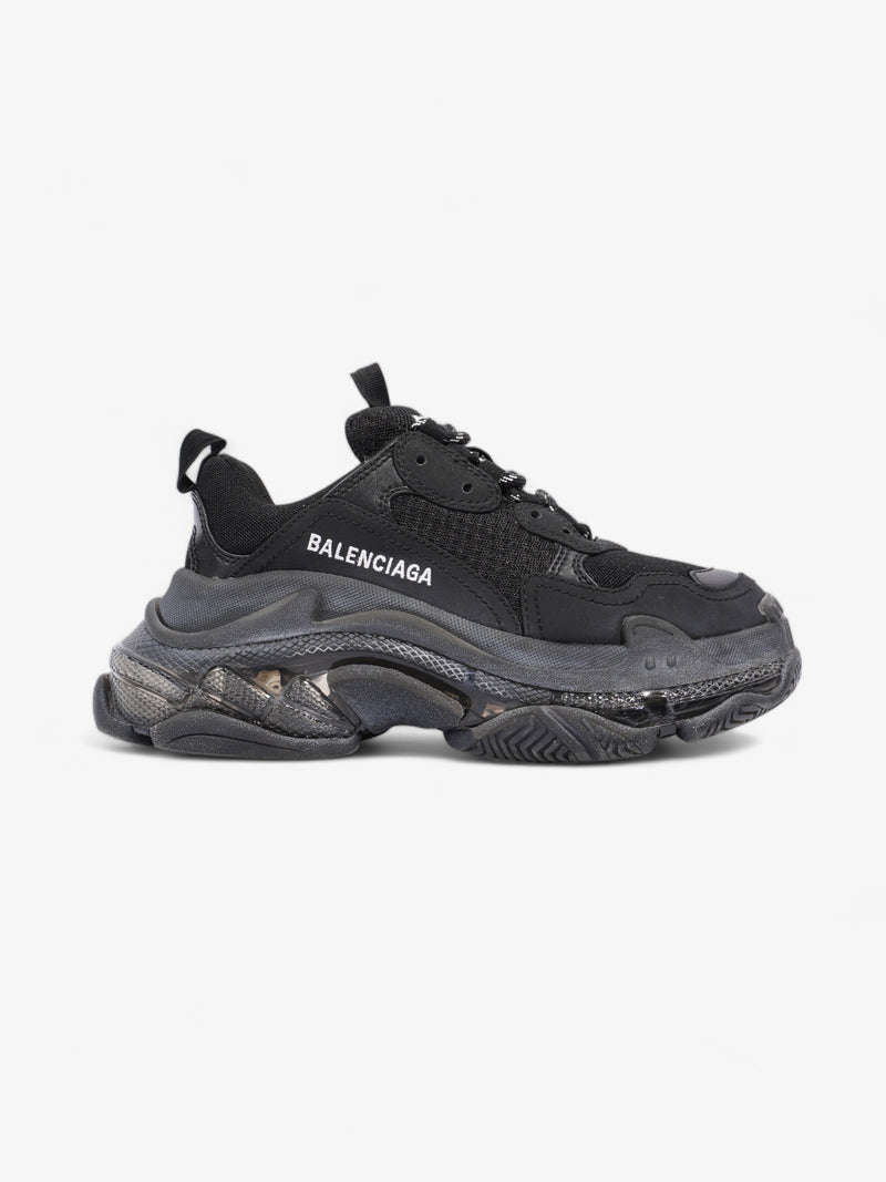  Triple S Black Clear Sole Mesh EU 36 UK 3